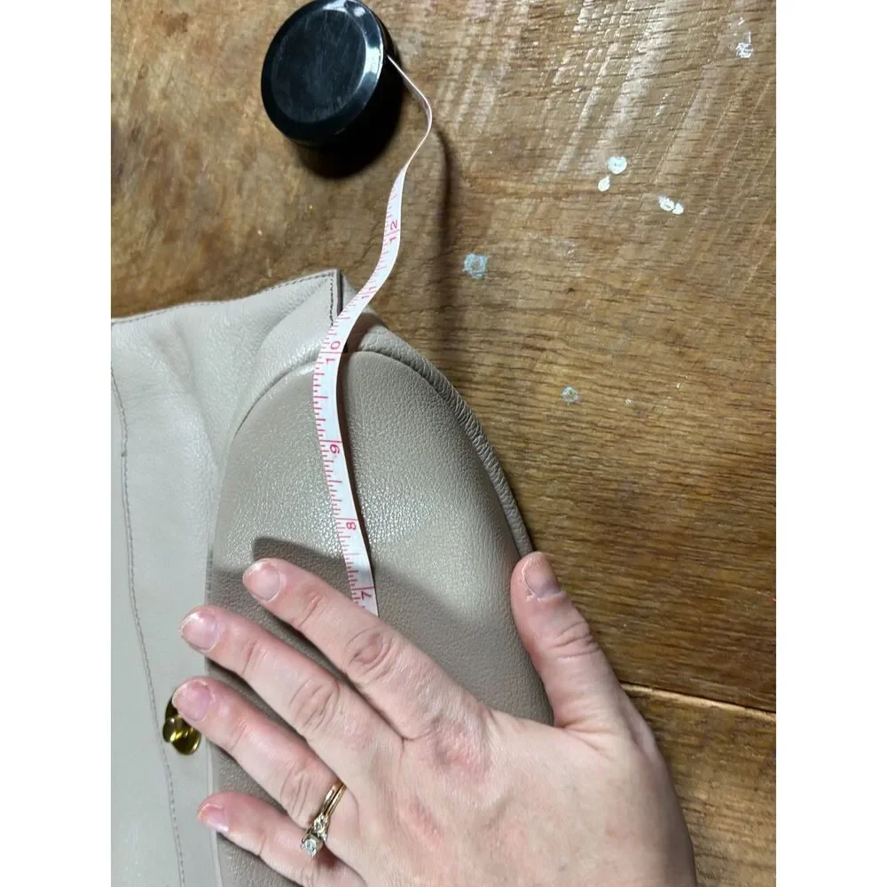 Fossil Light Tan Leather Hobo Bag